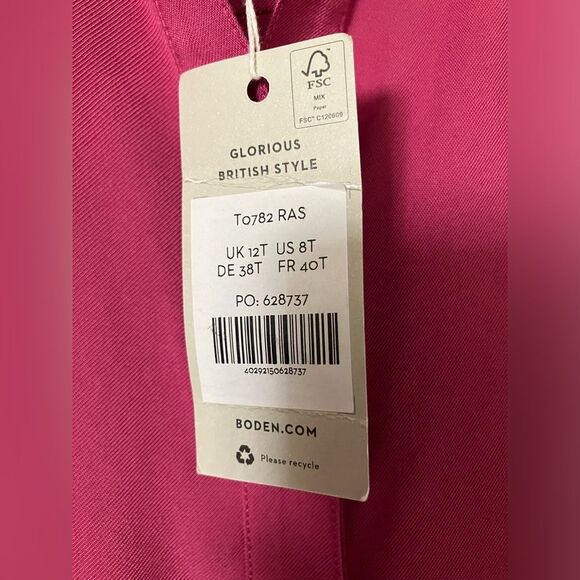 Boden New with Tags Long Sleeved Romper Size UK10/US8 - Picture 7 of 8